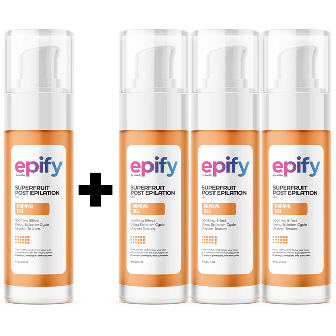 3 Packs Epify Papaya Gel