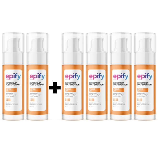 4 Packs Epify Papaya Gel